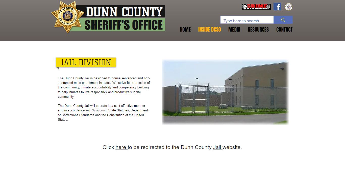 Jail - Dunn County Sheriff